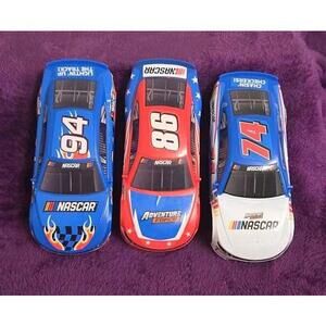 3 NASCAR Adventure Force Plastic Race Cars